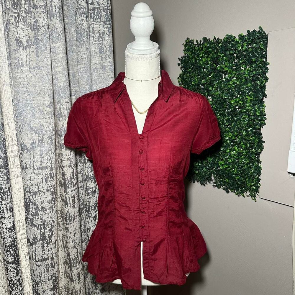 The Limited red blouse